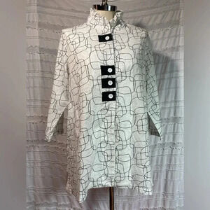 Terra Apparel button down shirt tunic